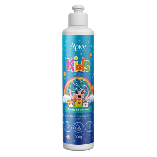 Creme de Pentear KIDS 300g - No Poo / Low Poo - Ação Condicionante