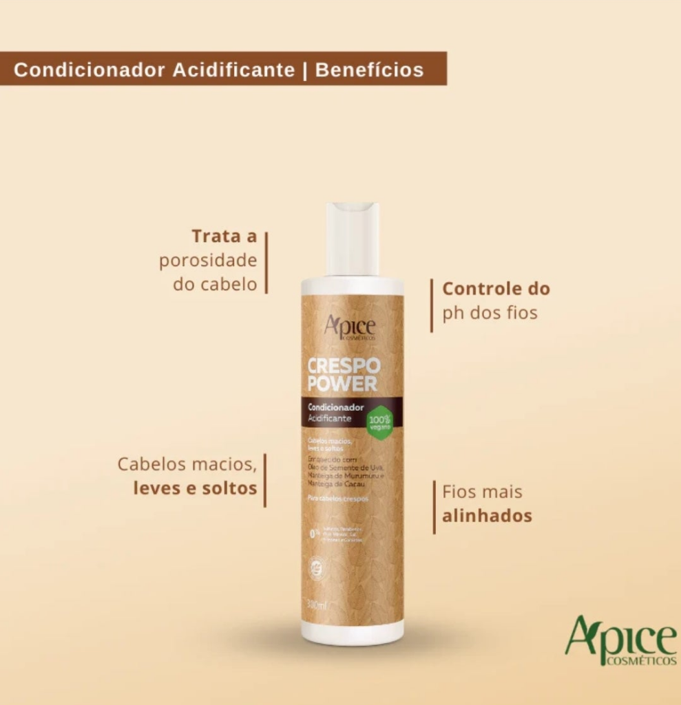 Condicionador Crespo Power Acidificante 300ml