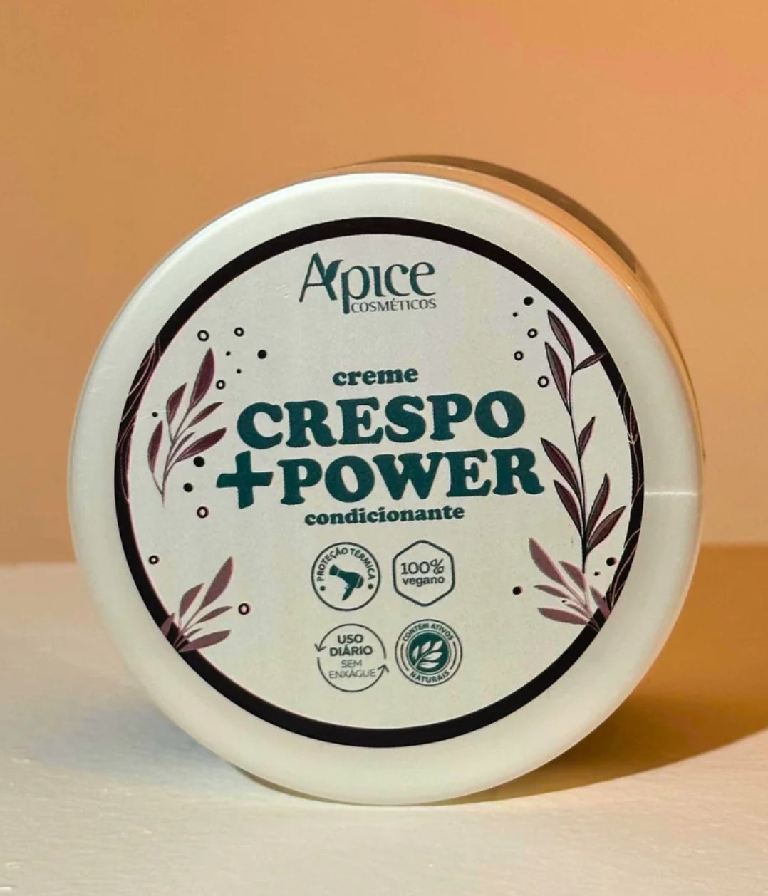 Creme de Pentear Crespo +Power 500g - No Poo / Low Poo - Ação Condicionante