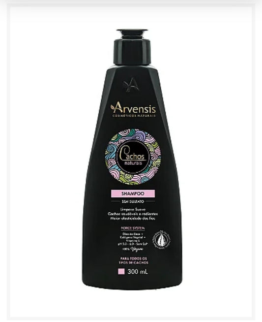 SHAMPOO CACHOS NATURAIS ( S/ SULFATO ) ARVENSIS 300 ML